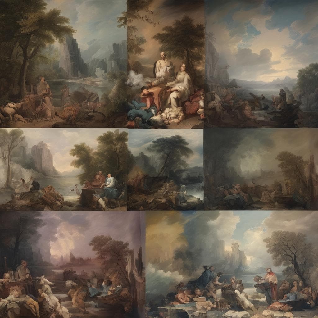 Ζωγραφική πορτραίτα με έμφαση στη δύναμη του βλέμματος και εκφραστικότητα, σε κλασικό ρομαντικό στυλ τοπίου και ανθρώπινων μορφών.